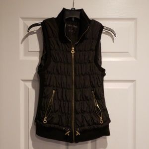 Calvin Klein Performance Puffy Black Vest. SIZE M
